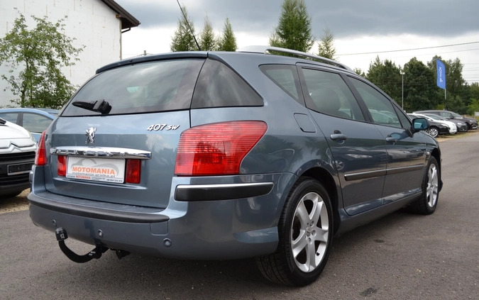 Peugeot 407 cena 12900 przebieg: 260000, rok produkcji 2004 z Częstochowa małe 172